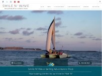 Website Screenshot Smile -n- Wave Sailing Adventures