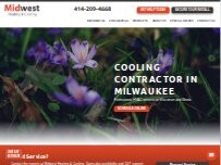 Website Screenshot Midwest Heating & Cooling