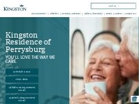 Website Screenshot Kingston Residence of Perrysburg