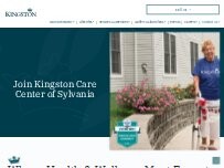 Website Screenshot Kingston Care Center of Sylvania