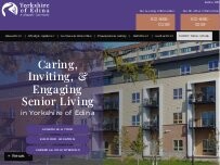 Website Screenshot Yorkshire of Edina Senior Living