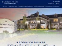 Website Screenshot Brooklyn Pointe Assisted Living & Memory Support