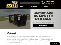 Website Screenshot Buzz Dumpster & Junk Removal