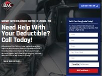 Website Screenshot BAC Collision Center