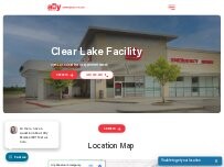 Website Screenshot Ally Medical Emergency Room - Clear Lake