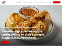 Website Screenshot Pies 'n' Thighs
