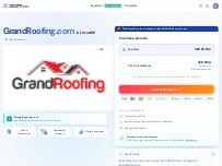 Website Screenshot Grand Roofing Company LLC
