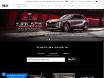Website Screenshot Landmark Cadillac