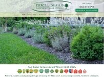 Website Screenshot Pierce L. Shallis Landscaping & Design