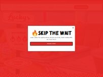 Website Screenshot Lucky's Hot Chicken