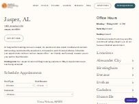 Website Screenshot Surgical Dermatology Group - Jasper