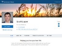 Website Screenshot Scott Loper -- Financial Advisor