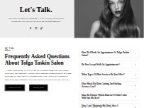 Website Tolga Taskin Salon