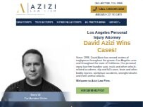 Website Law Offices of David Azizi
