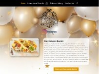 Website Screenshot Elegance Balloon and Charcuterie