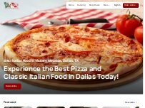 Website Screenshot Roma's Pizza & Italian Restaurant