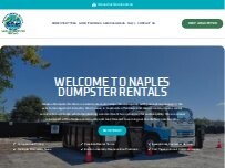 Website Screenshot Naples Dumpster Rentals
