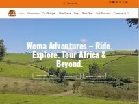 Website Screenshot Wema Adventures LTD