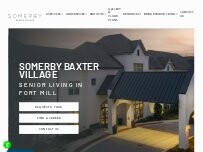 Website Screenshot Somerby Baxter Village