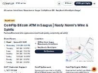 Website Screenshot CoinFlip Bitcoin ATM - Nasty Nonni's Wine & Spirits (Saugus)
