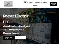 Website Screenshot Porter Electric LLC