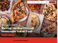 Website Screenshot Tony's Pizza