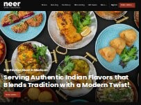 Website Neer - Modern Indian Dining