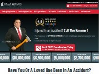 Website Screenshot Isaacs & Isaacs Personal Injury Lawyers