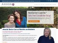 Website Screenshot Amada Senior Care