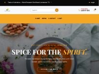 Website Screenshot Taste of Jamaica