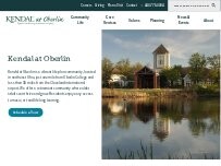 Website Screenshot Kendal at Oberlin