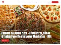 Website Screenshot Famous Calabria Pizza