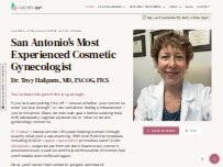 Website Screenshot Cosmetic Gynecology Center Of San Antonio