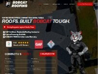 Website Screenshot Bobcat Roofing: Austin Roofing Company