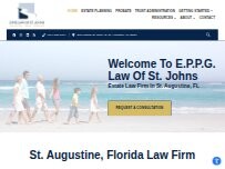 Website Screenshot E.P.P.G. Law of St. Johns
