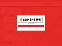 Website Screenshot Lucky's Hot Chicken