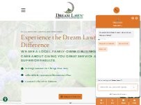 Website Screenshot Dream Lawn