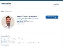 Website Screenshot Matthew Esposito, FNP-BC