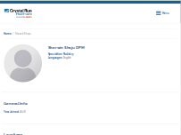 Website Screenshot Sherwin Shaju, DPT