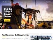 Website Screenshot Sunken Boat Recovery