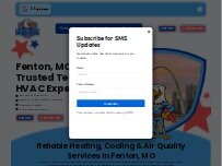 Website Screenshot Patriot Heating, Cooling and Air Quality