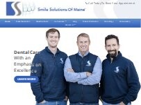 Website Screenshot Smile Solutions Of Maine