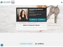 Website Screenshot Real Estate with Amanda