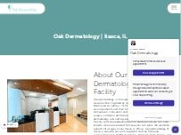 Website Screenshot Oak Dermatology
