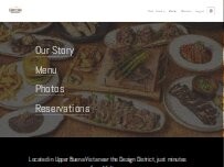 Website Screenshot Hacienda Monterrey Restaurant