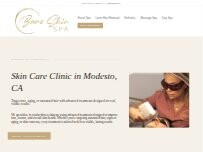 Website Screenshot Bare Skin Spa