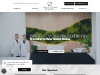 Website Screenshot Bristol Modern Dentistry and Orthodontics