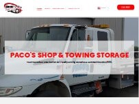 Website Screenshot Paco's Shop
