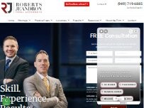 Website Screenshot Roberts Jeandron Trial Attorneys