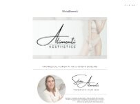 Website Screenshot Alimenti Aesthetics-Korean Facial & Skin Care-Scar & Stretch Mark Treatments
